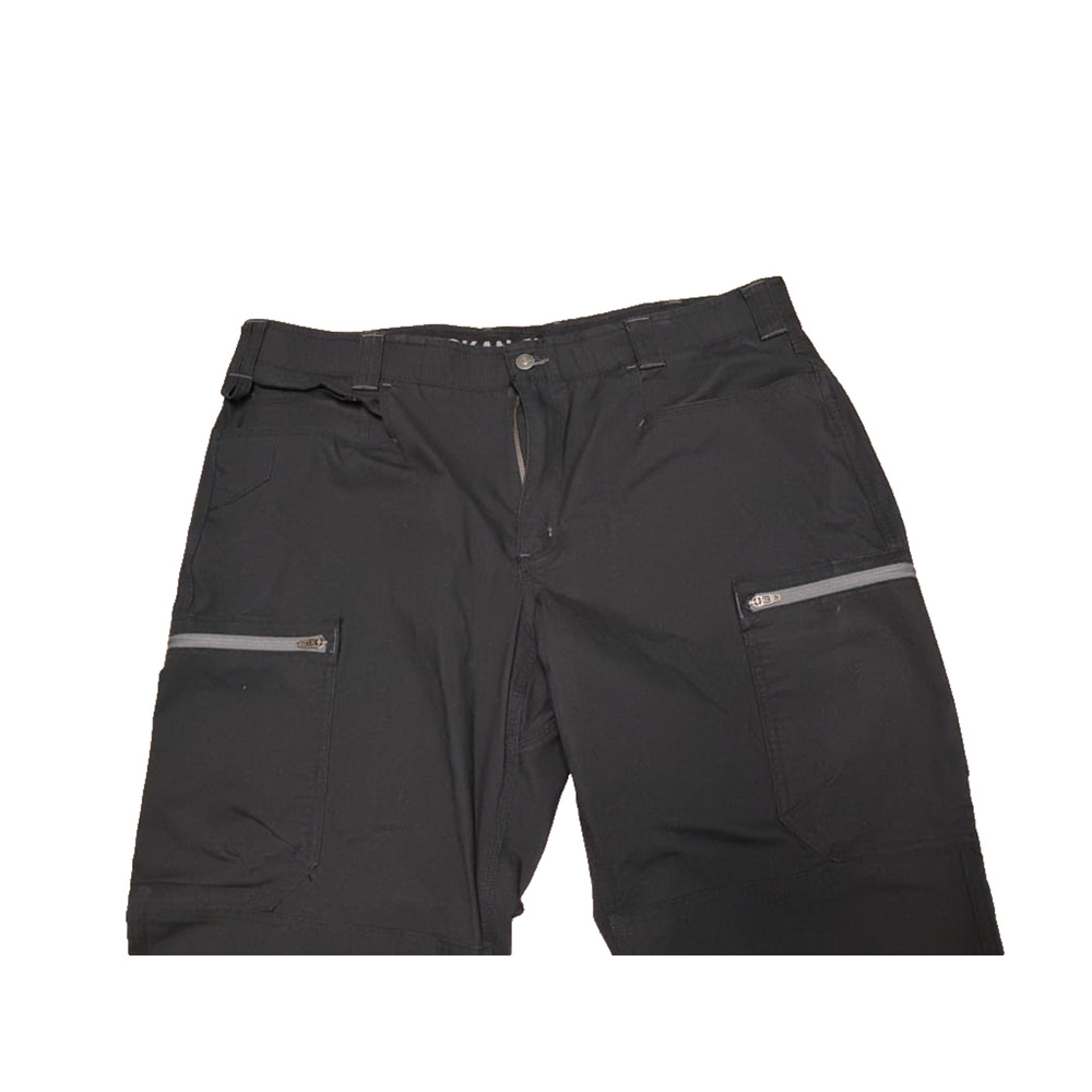 Alaskan Hardgear Mens Cargo Jeans black Stretch Zip Pocket Hiking Camping 42x32 - Picture 3 of 13